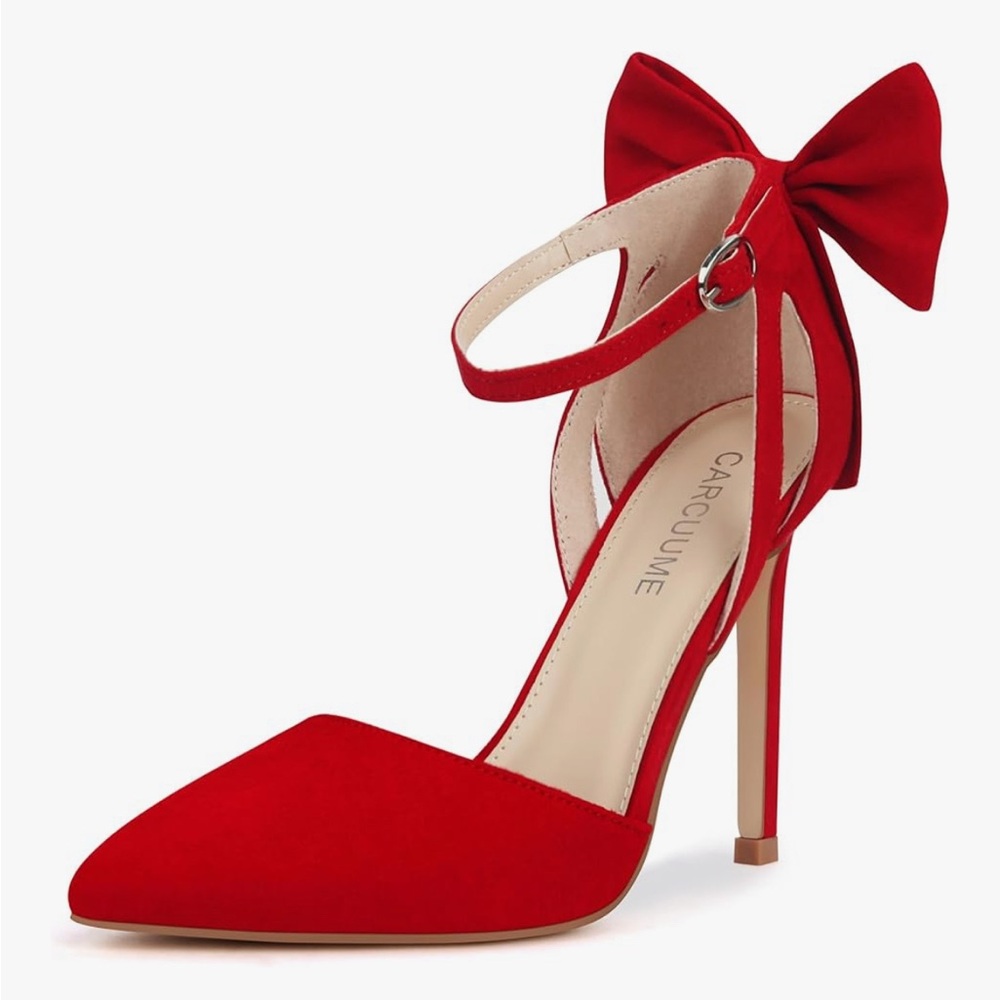 Closed Toe Bow Stilettos